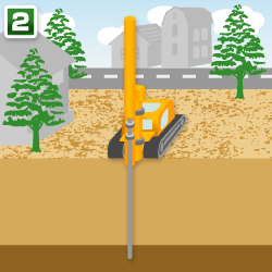 2.�@�B�̏d���𗘗p���Ȃ���A���[�^�[�����ɂ��A�Y����]�����A�݌v�[�x�܂ōY�𓞒B�����܂��B